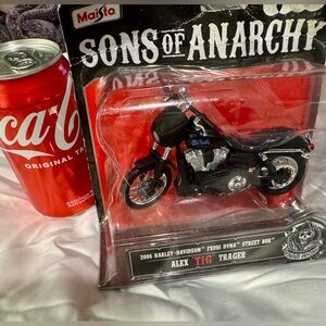 Brand NEW in original packaging “Sons of Anarchy” Alex “Tig” Trager Harley😍